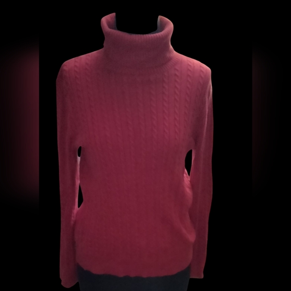 American Living Vibrant Red Turtleneck Sweater - Picture 1 of 2